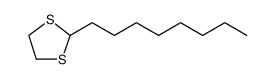 1,3-Dithiolane, 2-octyl Structure