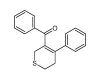 phenyl-(4-phenyl-3,6-dihydro-2H-thiopyran-5-yl)methanone结构式