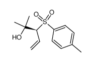 2-methyl-3-toluenesulfonyl-4-penten-2-ol结构式
