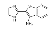 2-(4,5-dihydro-1H-imidazol-2-yl)thieno[2,3-b]pyridin-3-amine Structure