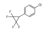 1-chloro-4-(2,2,3,3-tetrafluorocyclopropyl)benzene结构式