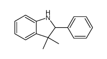 3,3-dimethyl-2-phenylindoline结构式