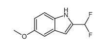 2-(difluoromethyl)-5-methoxy-1H-indole Structure