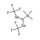 Se-(trifluoromethyl)-N-((trifluoromethyl)selanyl)-N-(trimethylsilyl)selenohydroxylamine Structure