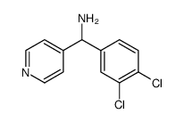 4-Pyridinemethanamine, α-(3,4-dichlorophenyl) Structure