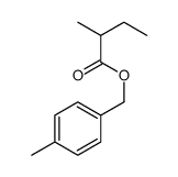 (4-methylphenyl)methyl 2-methylbutanoate结构式