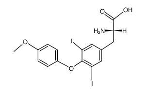 3,5-diiodo-O'-methyl-L-thyronine结构式