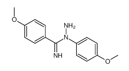 N-amino-4-methoxy-N-(4-methoxyphenyl)benzenecarboximidamide Structure