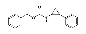(2-Phenyl-cyclopropyl)-carbamic acid benzyl ester结构式