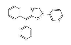 2-benzhydrylidene-4-phenyl-1,3-dioxolane结构式
