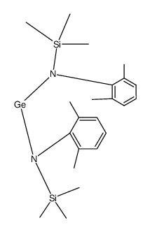 bis{(2,6-dimethylphenyl)(trimethylsilylamino)}germane(II)结构式