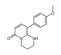 9-(4'-methoxyphenyl)-1,2,3,4-tetrahydropyrido[1,2-a]pyrimidin-6-one结构式