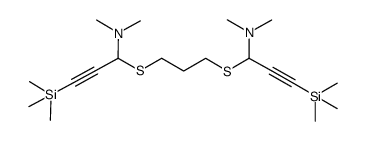 3,9-bis(dimethylamino)-1,11-bis(trimethylsilyl)-4,8-dithiaundeca-1,10-diyne Structure