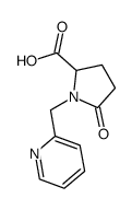 5-oxo-1-(2-pyridinylmethyl)proline结构式