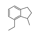 7-ethyl-1-methyl-indan结构式