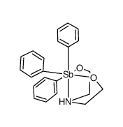 2,2,2-triphenyl-1,3,6,2-λ5-dioxaazastibaocane Structure