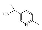(1R)-1-(6-Methyl-3-pyridinyl)ethanamine Structure
