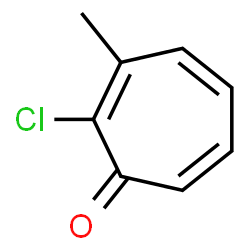2,4,6-Cycloheptatrien-1-one,2-chloro-3-methyl-结构式