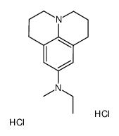 N-Methyl-N-(2,3,6,7-tetrahydro-1H,5H-benzo(ij)quinolizin-9-yl)ethylami ne dihydrochloride Structure