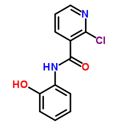 2-CHLORO-N-(2-HYDROXY-PHENYL)-NICOTINAMIDE结构式