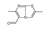 2,6-Dimethylimidazo[2,1-b][1,3]thiazole-5-carbaldehyde Structure