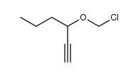 chloromethyl 1-hexyn-3-yl ether结构式