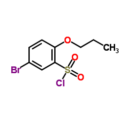 5-Bromo-2-propoxybenzenesulfonyl chloride Structure