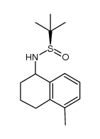(RS)-2-methyl-N-((S)-5-methyl-1,2,3,4-tetrahydronaphthalen-1-yl)propane-2-sulfinamide Structure
