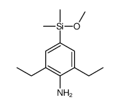 2,6-diethyl-4-[methoxy(dimethyl)silyl]aniline结构式