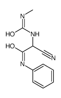 2-cyano-2-(methylcarbamoylamino)-N-phenylacetamide结构式