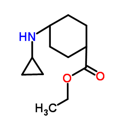 4-(环丙基氨基)环己烷羧酸乙酯结构式