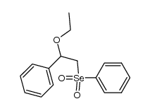 1-ethoxy-1-phenyl-2-phenylselenonylethane Structure