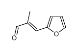 (2E)-3-(2-Furyl)-2-methylacrylaldehyde结构式