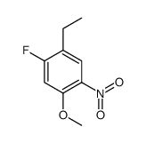 1-乙基-2-氟-4-甲氧基-5-硝基苯结构式