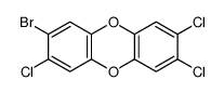 2-bromo-3,7,8-trichlorodibenzo-p-dioxin结构式