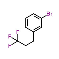 1-Bromo-3-(3,3,3-trifluoropropyl)benzene结构式