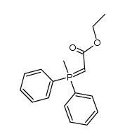 ethyl 2-(methyldiphenylphosphoranylidene)acetate Structure