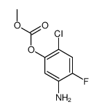 (5-amino-2-chloro-4-fluorophenyl) methyl carbonate Structure