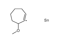 (7-methoxycyclohepten-1-yl)-trimethylstannane结构式