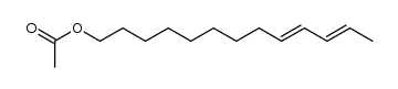 9,11-Tridecadienylacetat Structure