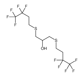 1,3-bis(3,3,4,4,4-pentafluorobutylsulfanyl)propan-2-ol Structure