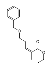 ethyl 2-methyl-5-phenylmethoxypent-2-enoate Structure