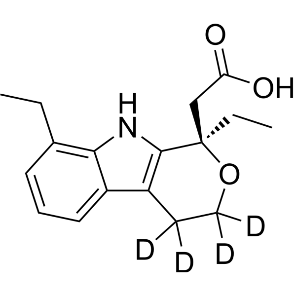 (R)-Etodolac-D4结构式