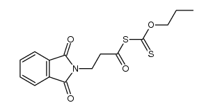 3-(1,3-dioxoisoindolin-2-yl)propanoic (O-propyl carbonothioic) thioanhydride Structure