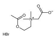 2-acetyloxyethyl-(carboxymethyl)-dimethylazanium,bromide Structure