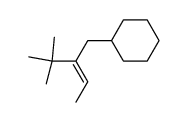 (Z)-(2-(tert-butyl)but-2-en-1-yl)cyclohexane结构式