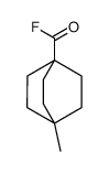 Bicyclo[2.2.2]octane-1-carbonyl fluoride, 4-methyl- (9CI) Structure