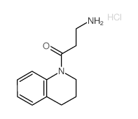 3-Amino-1-[3,4-dihydro-1(2H)-quinolinyl]-1-propanone hydrochloride structure