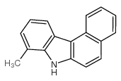 8-methyl-7(h)-benzo[c]carbazole Structure
