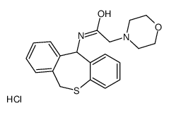 N-(6,11-dihydrobenzo[c][1]benzothiepin-11-yl)-2-morpholin-4-ylacetamide,hydrochloride Structure